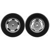 2pcs Aluminum Alloy Drift Tire RC Car Parts Accessories Fit for WPL D12 RC Truck 54mmSilver