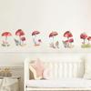 Cartoon Wall Stickers Fairy Forest Mushroom Plant Wall Sticker Decal Kids Room Nursery Art Mural For Home Bedroom Decoration