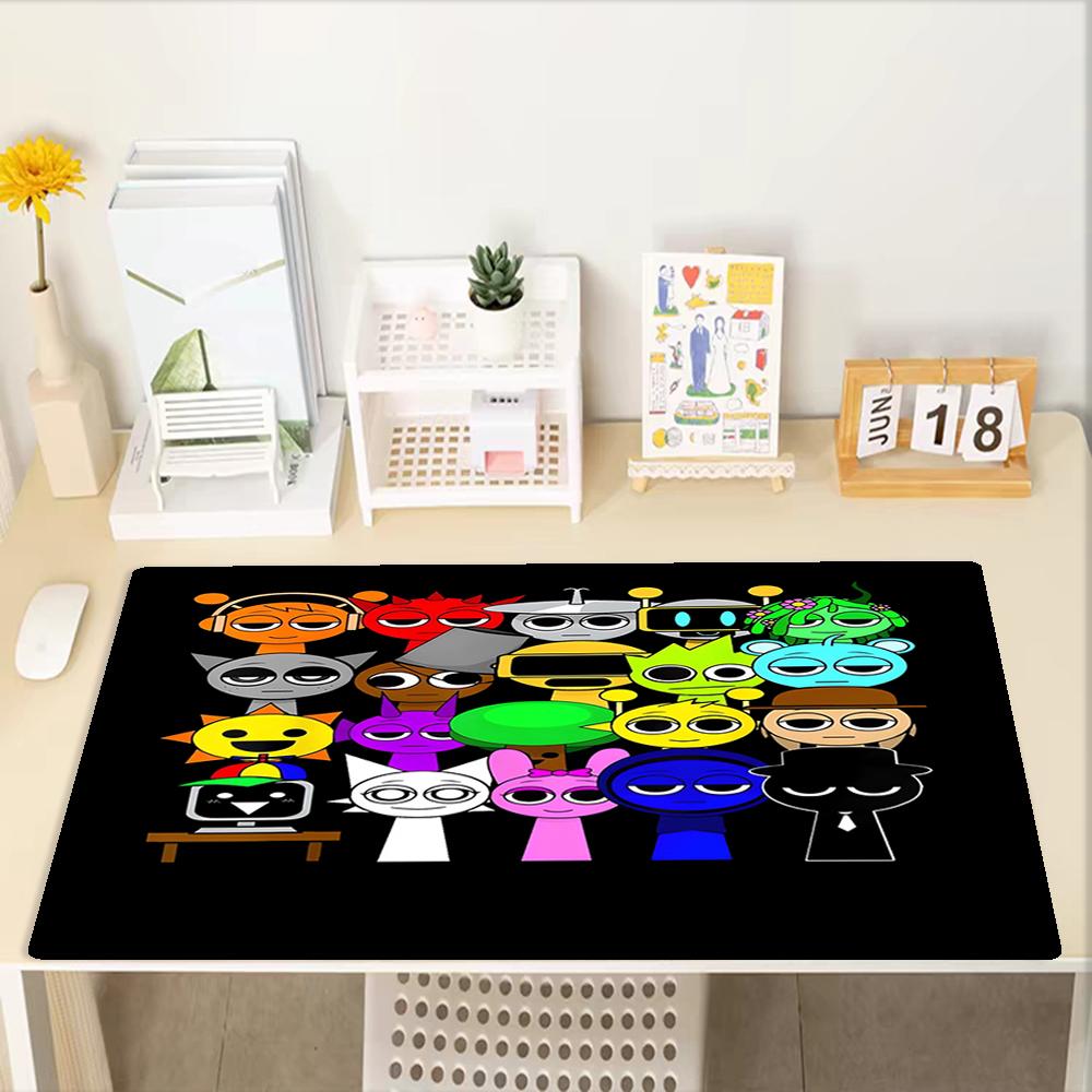 Sprunki Theme Mouse Pad, Non Slip Rubber Base, Multifunctional Office & Home Decor, Perfect for Workspace Personalization.