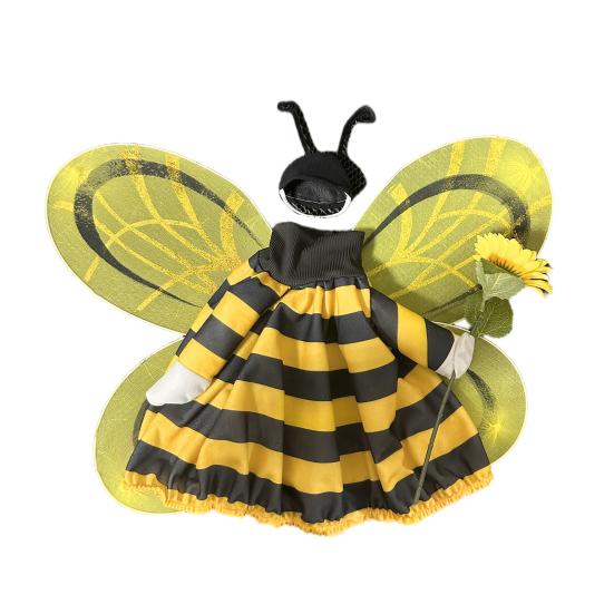 Easter Goose Outfit Graduation Bees Ladybug Clothes Set for Standard Lawn Goose 23" Spring Summer Happy Easter Bunny Porch Goose Sign Garden