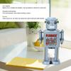 Wind Up Vintage Robot Retro Wind Up Robot Toy Decorative Exquisite Hand Made Iron Clockwork Toy for Cafe Bar Restaurant