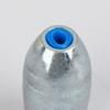 20Pcs Alloy Hollow Olive Fishing Sinkers3/ 4/6/8/10/12/15G Wax Coating Fishing Weight Steel Fishing Weights Accessories