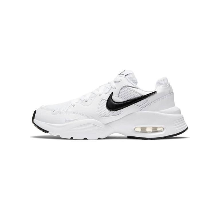 Nike Air Max Fusion Slip Resistant Abrasion Resistant Low Top Running Shoes Women's Purple White CJ1671-100(Team58-)