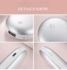2 IN 1 Electric Hand Warmer USB Rechargeable 3 Gear Heating Handwarmer 3000mA  Alloy Mini Portable Power Bank for Winter Camping