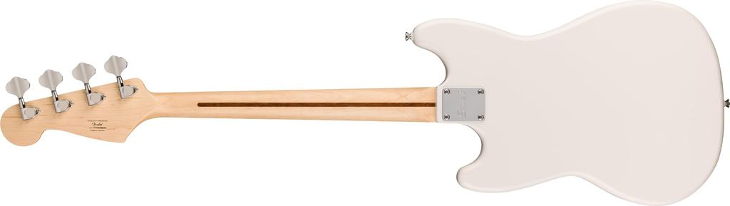 Squier by Fender Fender Squier Electric Bass Squier Maple White Arctic White Soft Case Included Sonic™ Bronco™ Bass, Fingerboard, Pickguard,