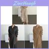 Abito Formale da Donna Stile Vintage con Design Pieghettato per Occasioni Eleganti
