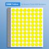 10Sheets Writable Material Dot Adhesive Stickers Self-Adhesive Round Classification Markers 19MM Tag Sticker Handwritten Labels