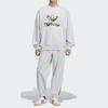 Adidas Originals FW25 Heavy Knit Striped Loose Fit Drawstring Joggers Men Joggers KC0119