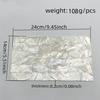 240 X 140 X 2.0 Mm Natural Freshwater Shells + Acrylic Sheets—DIY Craft and Musical Instrument Inlay Materials