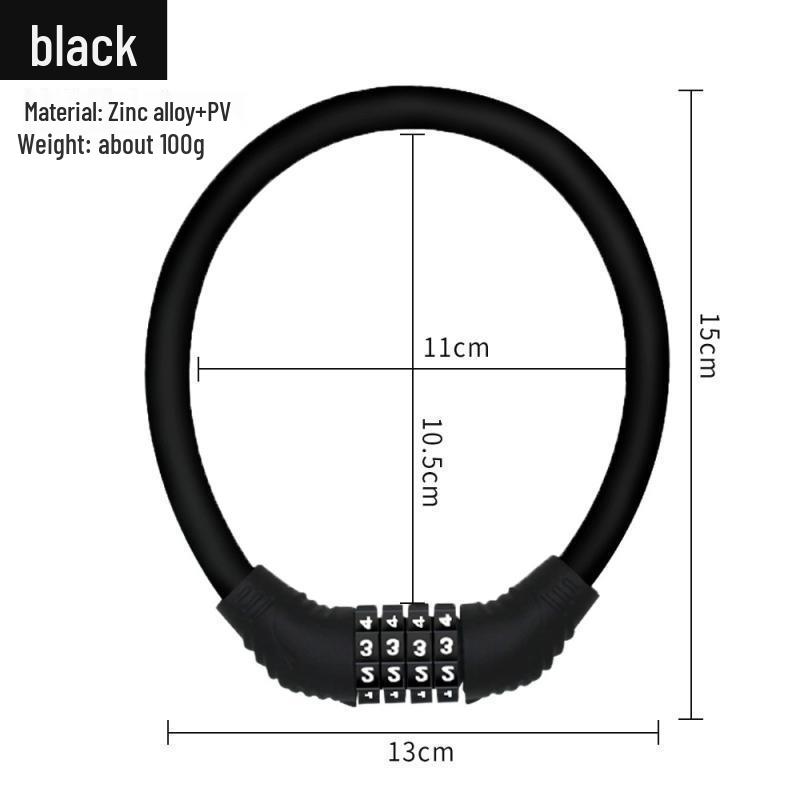 

Портативный противоугонный электрический кодовый велосипедный замок для велосипедов, мотоциклов и детских велосипедов