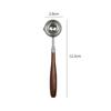 1 szt. Retro łyżka do laku z drewnianym uchwytem Diy Lakierowana łyżka do topienia pieczęci do granulatu wosku Zaproszenie na kartkę Dekoracja rzemieślnicza