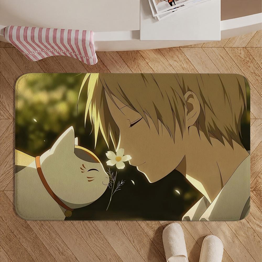 Anime-Natsume's Book of FriendsS Floor Mat Soft Non-Slip Bath Mat, Bedside Carpet, Absorbent Doormat for Home