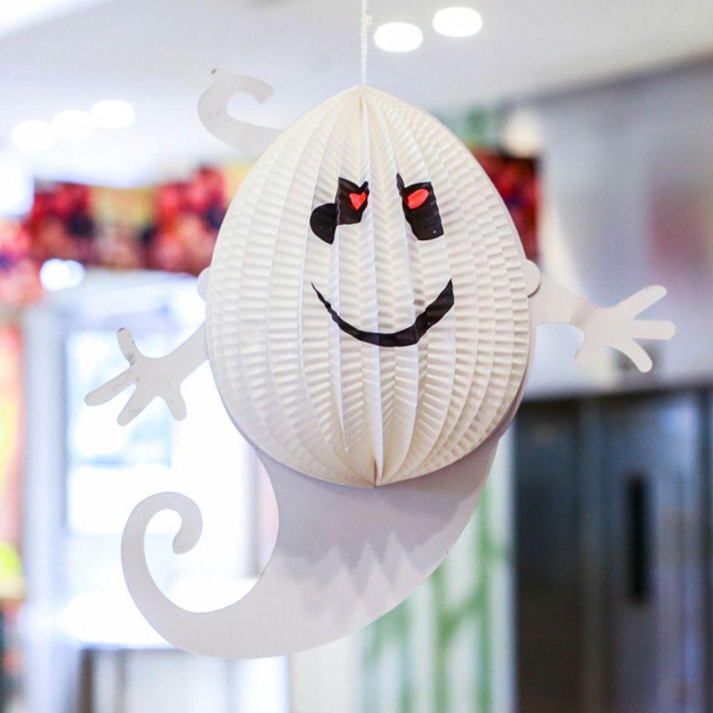 Bat Halloween Paper Pendant Ghost Pumpkin Lantern Festive Halloween Party Prop  Party
