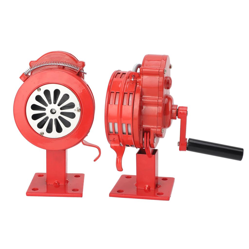 Hand Crank Siren Aluminium Alloy 110dB Loud Alarm       Siren Horns Alarm for Emergency