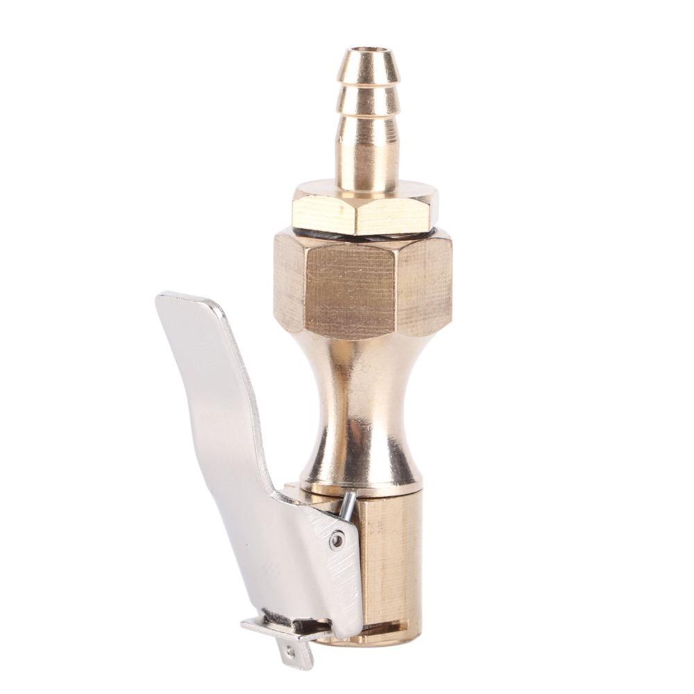 Copper Tire Inflator Adapter Pump Hose Converter Air Pump Tire Inflation Service 6.5mm