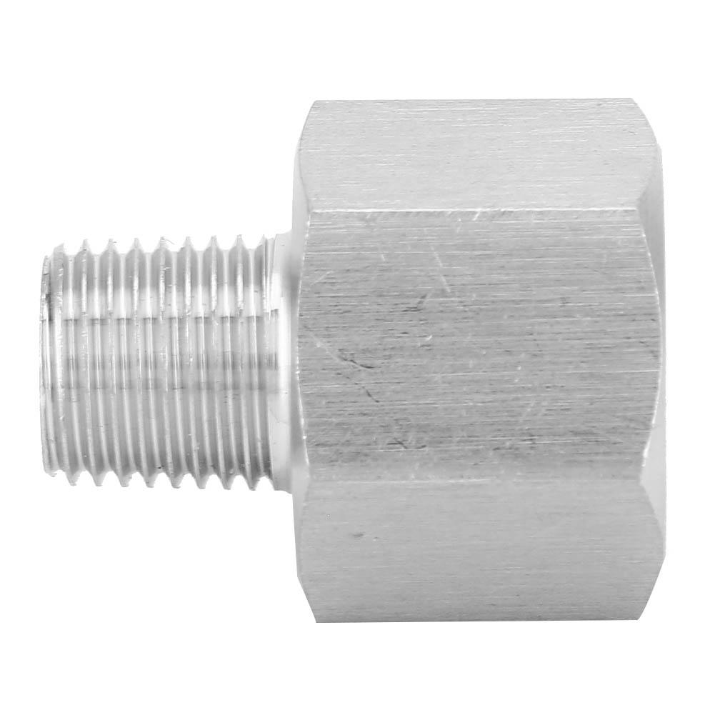 2PCS BSP Pipe Fitting Connector Stainless Steel Female Thread Male Thread ConnectorFemale Thread 1 2in Male Thread