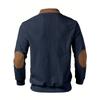 2026 Spring/Summer New Color-Plaid Striped Long-Sleeved Polo Shirt for Men, Fashionable and Casual Style with Collar