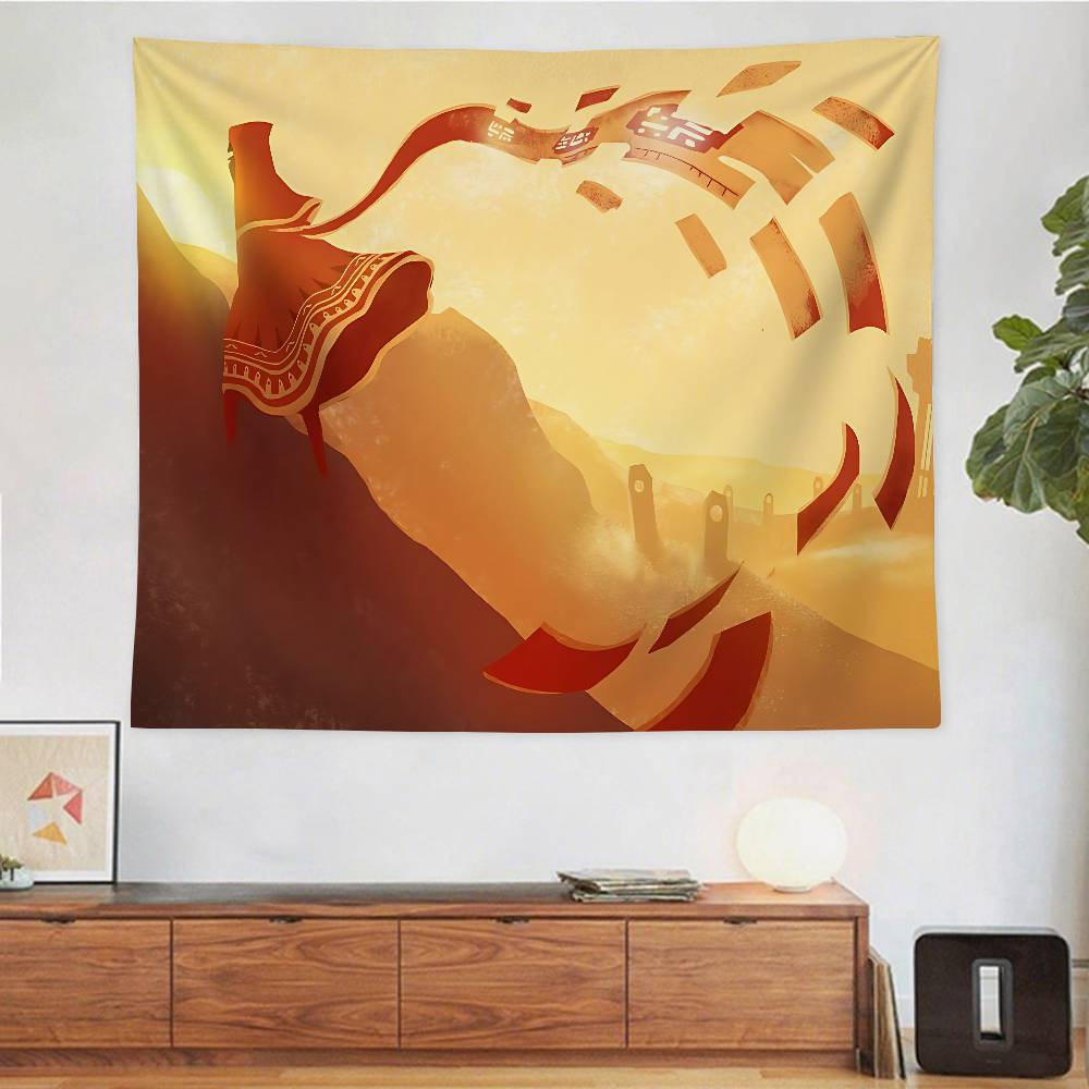 DjourneyI Tapestry Wall Hanging Tapestry Art Deco Style Blanket Curtain Home Bedroom Living Room Decoration