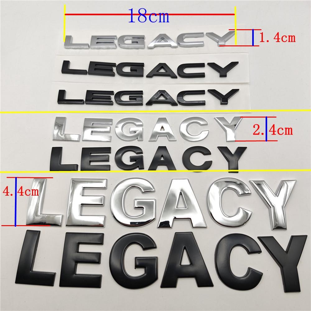QGK2  Rear Trunk Decals Emblem Badge Car Letters Sticker Decal Styling for Subaru LEGACY