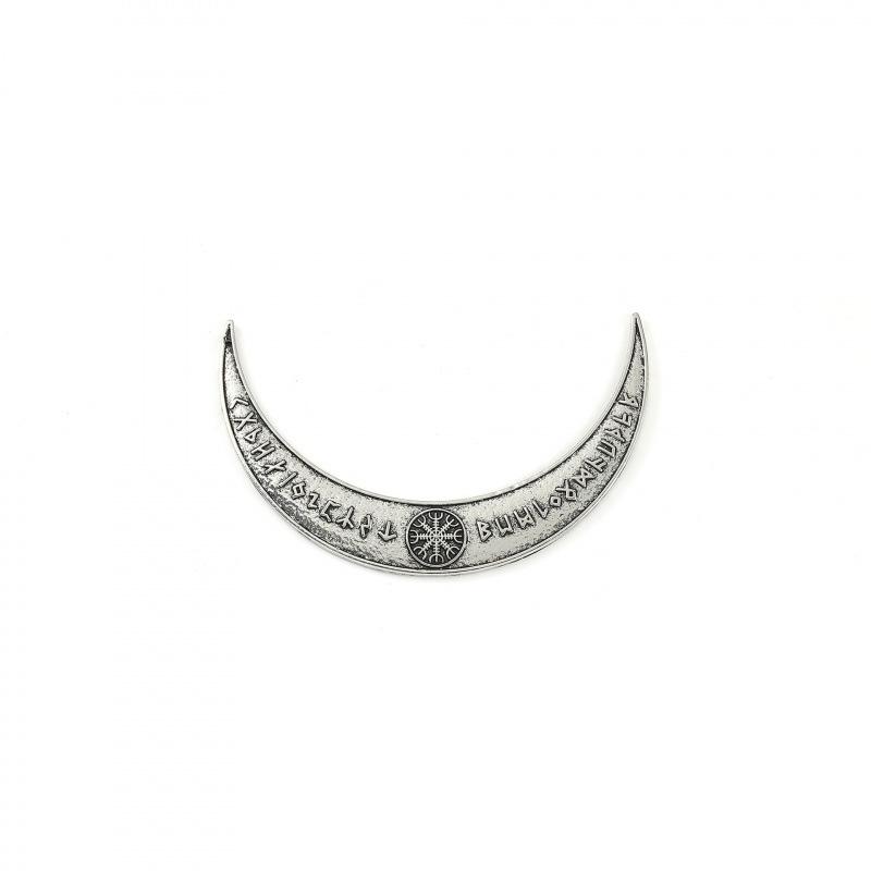 Wikinger Retro Rune Halbmond Haarnadel - Nordischer Stil Norwegisches Haaraccessoire