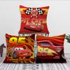 Cartoon C-Cars L-LightningES M-McQueenES 95 Cushion Cover Living Room Headboard Office Bedroom Cushion Sofa Nap Time Pillow Case