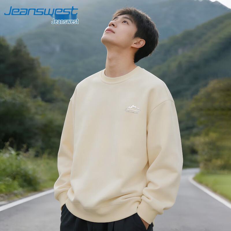 

Jeanswest 025 Men s Round Neck Long Sleeve Casual T-Shirt 2XL