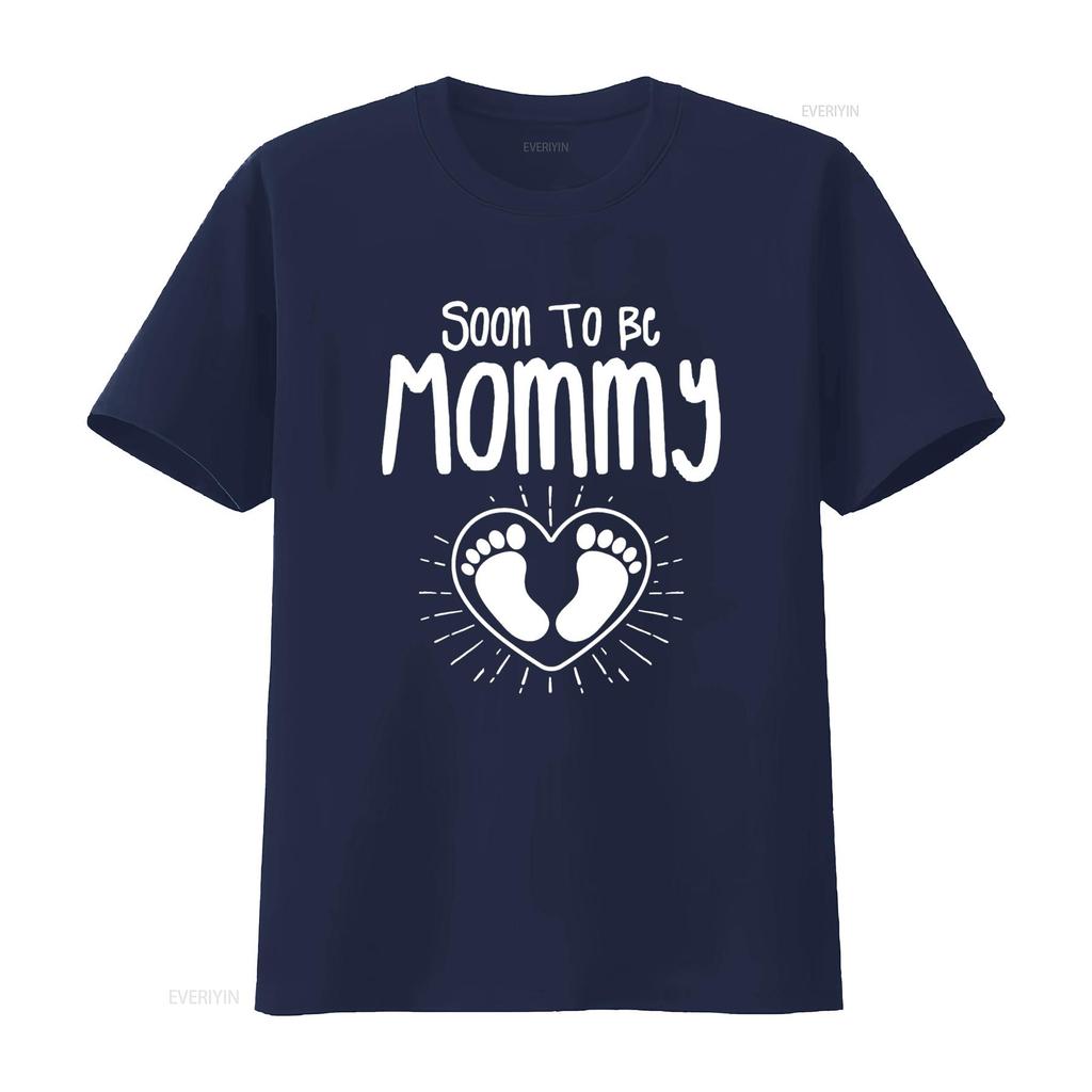Damen Bald Mama Schwangerschaftsankündigung Zukünftige Mama Mutter T-Shirt Schwarz vintage Gewaschen Unisex Stilvoll homme Weich