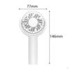 Compact Handheld Fan Rechargeable Portable Cooling Device for Home And Travel