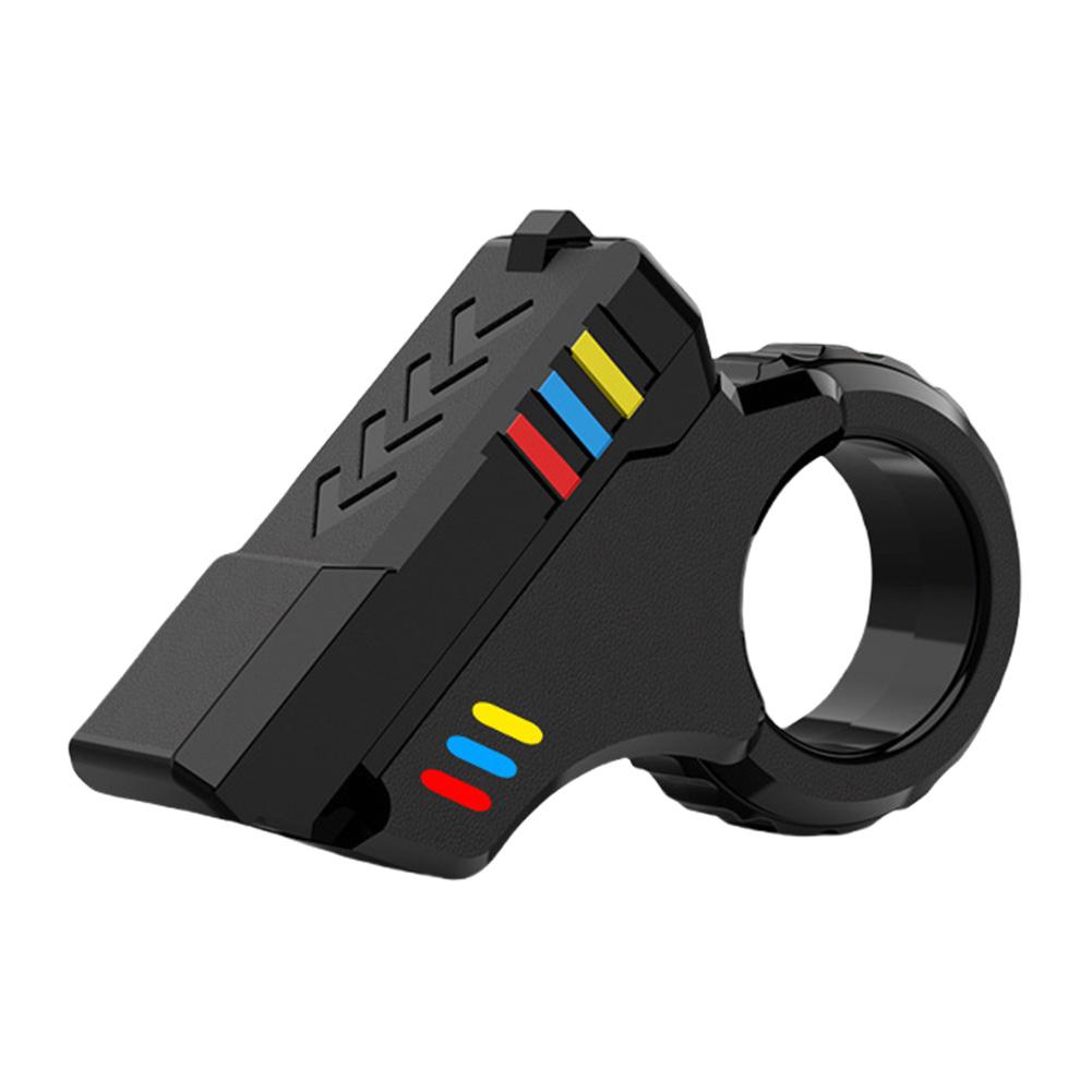 3D Printed EDC Soothing Spinner Stress Relief Toys Gift Shape Fidget Ring Small Pistol Toys for Anxiety and ADHD Sufferers