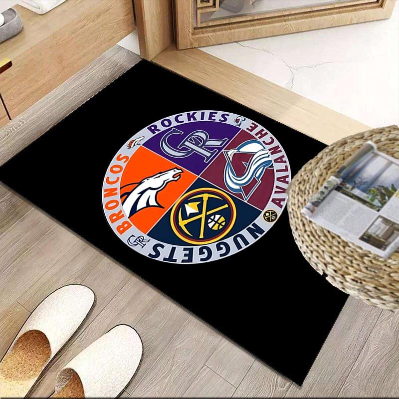 Colorado Baseball  Carpet, Kitchen Rugs, Yoga Mat, Non-Slip Mats, Rug for Bathroom, Living Room Bedroom, Camping Rugs Christmas Gift