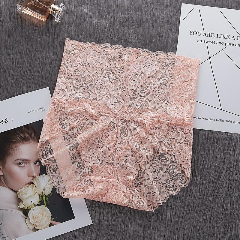 Women Panties Sexy Lace Underwear Woman Knickers Lace Panties Mesh Floral Lingerie Female Seamless Briefs Underpants Plus Size