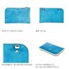 AGILITY affa Long Wallet with Travel Leather Wallet with Smartphone Pouch and Passport Turquoise Blue "Voyage" L-Shaped Zipper, Case,