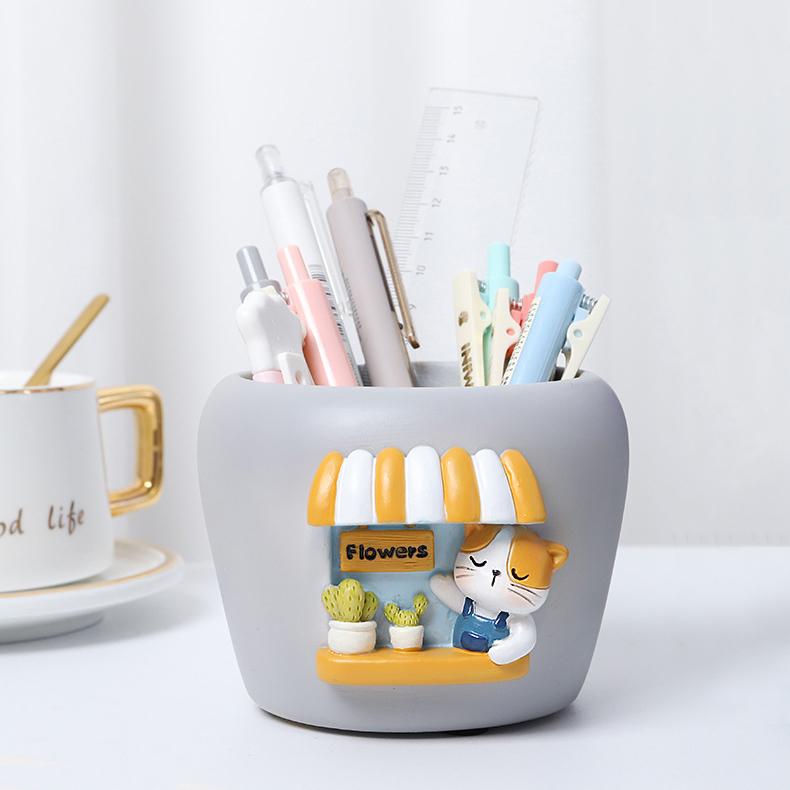 Urocza Doniczka w Kształcie Zwierzątka Żywiczna Doniczka na Sukulenty Sadzarka Dekoracja Domu Dekoracja Wewnętrzna Ozdoby na Biurko Doniczka na Rośliny Bonsai