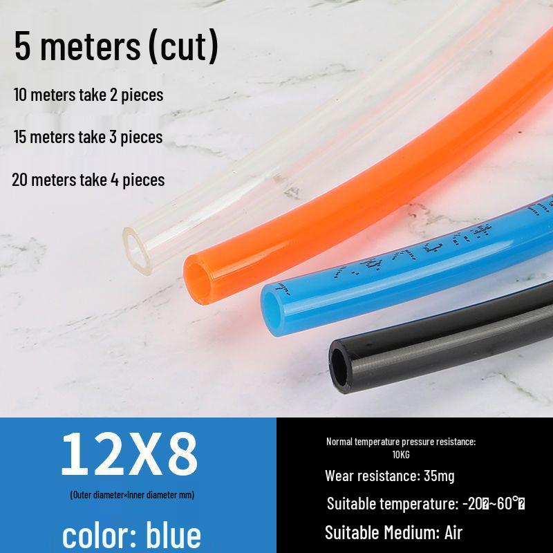 High-Pressure 8MM PU Pneumatic Air Hose for Air Compressors