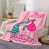 1pc Piglet's Blanket Cozy Throw for Home Decor, Couch Cover, Outdoor Use, Gift Idea, Flannel Blanket Perfect for Bedroom, Living Room, Travel