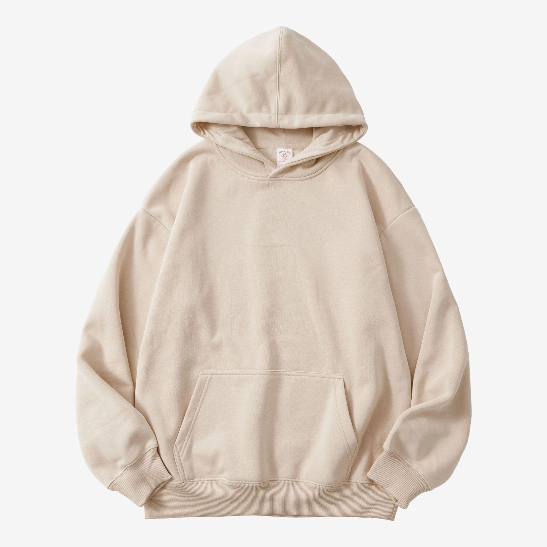 

Men s Oversized Washable Plush Cotton Retro Heavyweight Hoodie M