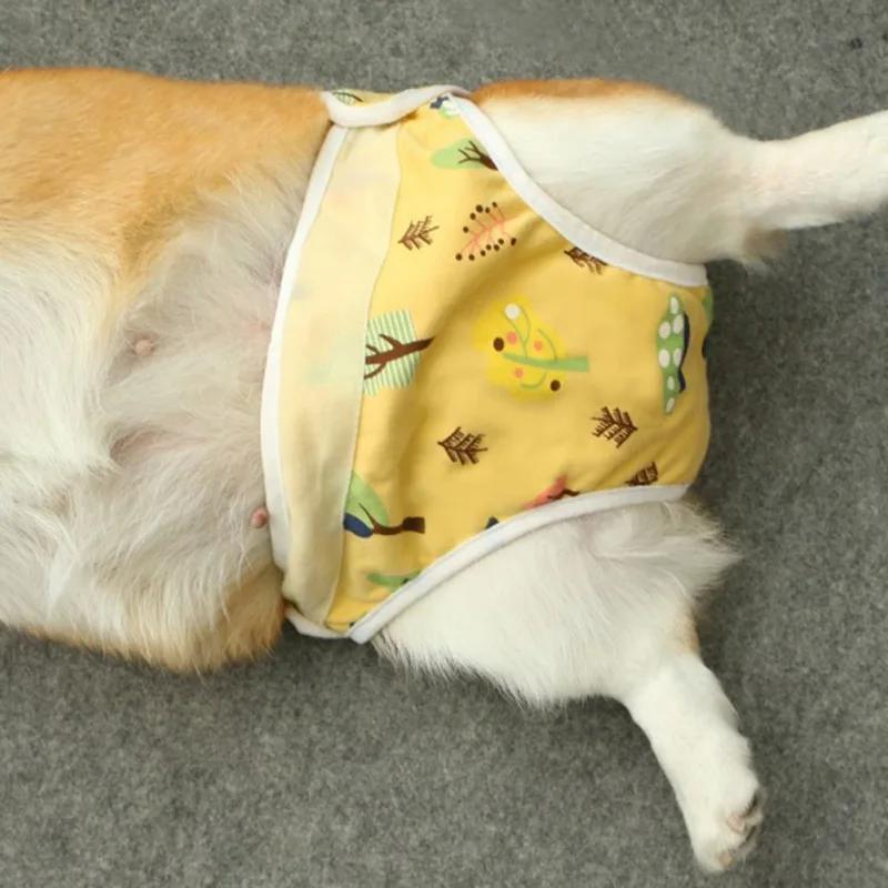 Dog Cotton Sanitary Pantie Pet Physiological Pants Underwear Female Dog Clothes Puppy Diaper Strap Briefs Shorts Pets Supplies