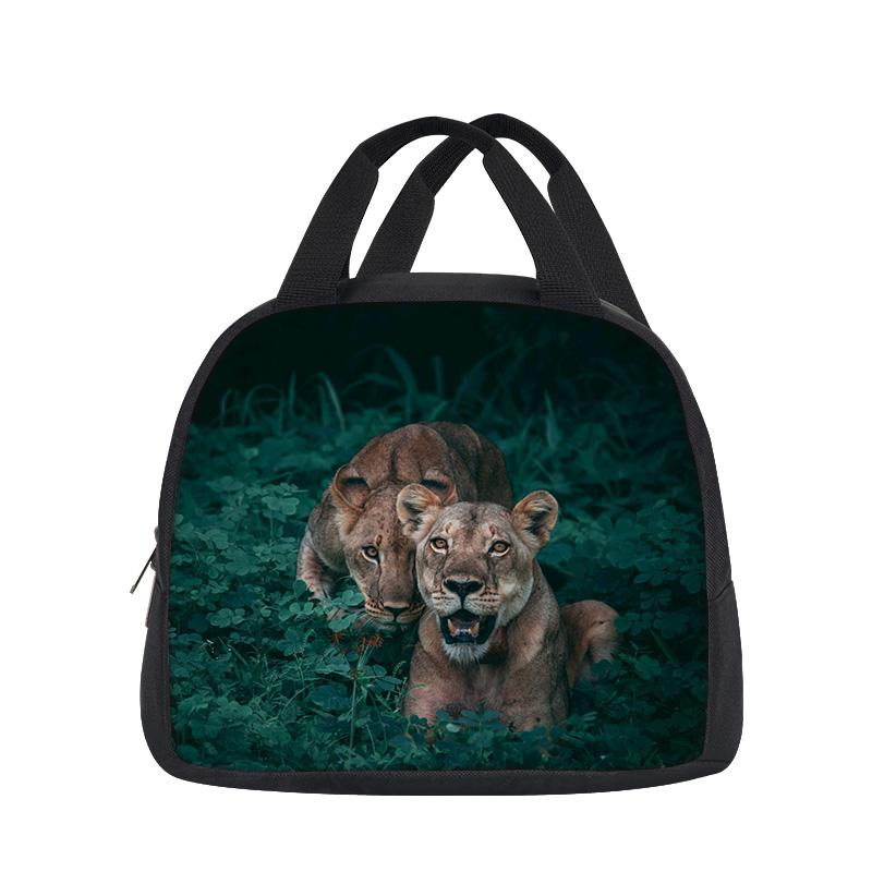 lion lunch bag versatile cartoon large capacity new item, best gift for boys and girls on school birthdays