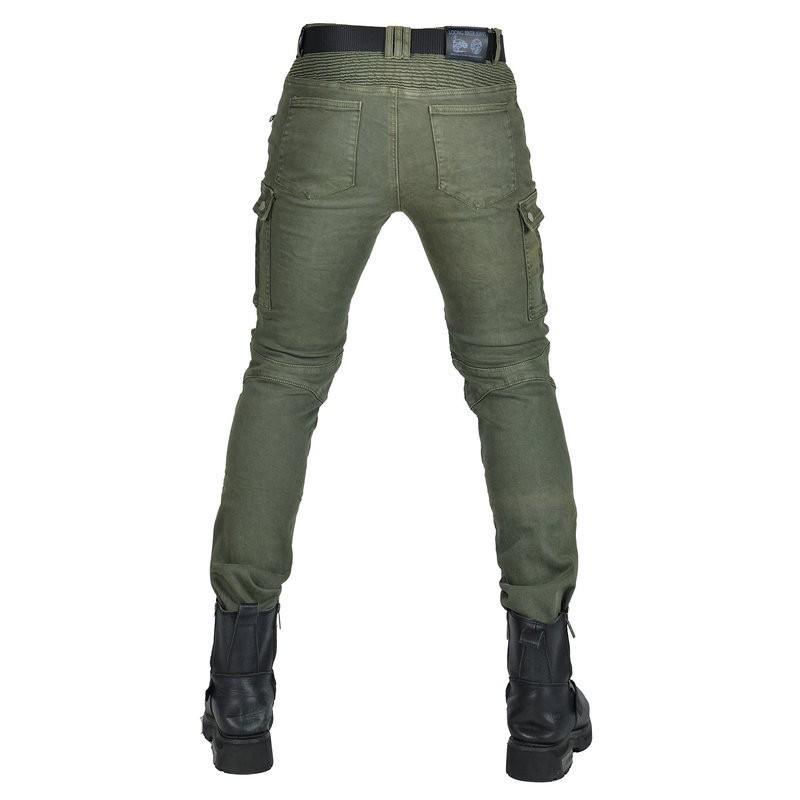 Mens Motorcycle Jeans Tactical Riding Pants Multi-pocket Casual Outdoor Anti-fall Biker Trousers