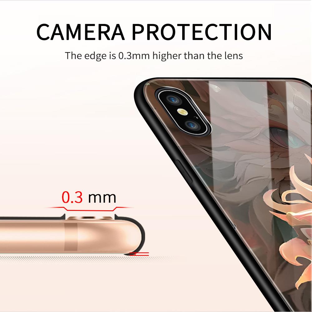 Tempered Glass Phone Case For OPPO Reno13 Reno14 Realme 11 12Pro 14 GTNeo6 C21Y C53 C75 OnePlus Nord2 NordCE3Lite Soft Edge Shockproof Smooth Shell