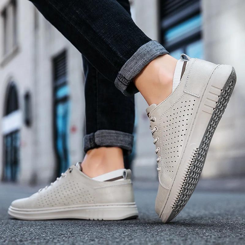 New Italy Mens Casual Shoes Comfy Lightweight Walking Sport Shoes Men Sneakers Outdoor Tennis Business Designer Shoes Dress Shoe