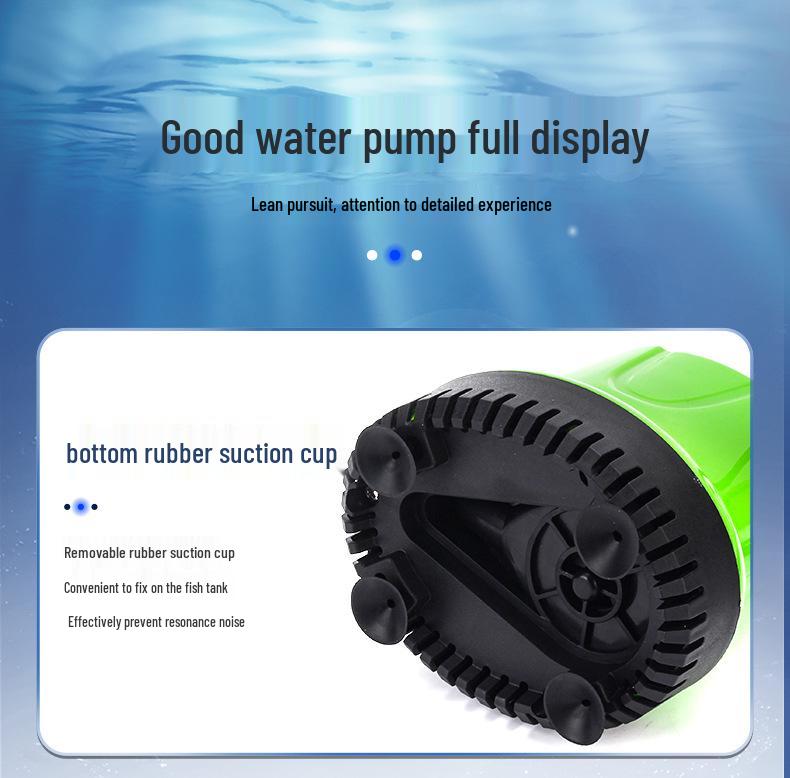 Bomba Sumergible de Fondo para Acuario de 110V para Paisajismo y Circulación de Agua