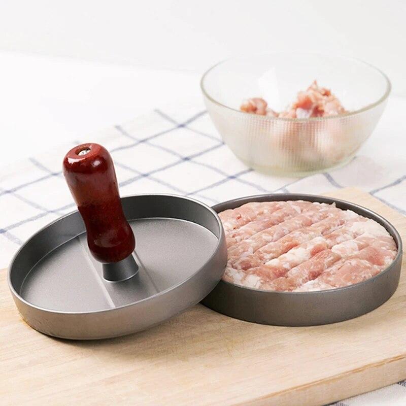 Kitchen Easy Meat Tool Hamburger Meat Press Round Shape Hamburger Meat Beef Grill Burger Press Patty Maker Mold Biscuits Tools