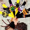 Spider Halloween Slap Bracelets Ghost Hands Clap Circle Cute Pop Circle Wristband  Kids