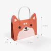 5pcs With Handles Packaging Bags Frog Dog Cat Paper Candy Bags Cute Paper Bags  Candy