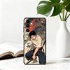 J-Jujut-su K-Kaisen O-Okkotsu Y-Yuta-OY Phone Case Black Silicone Soft For Samsung Galaxy A73,A72,A71,A70,A53,A52,A51