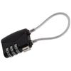 Cable Lock Padlock Customs Password Lock 3 Dial Combination Anti Theft for Travel Luggage Suitcase