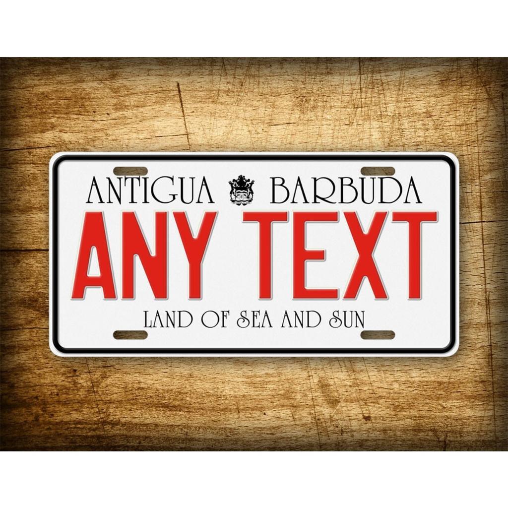 Antigua Barbuda Sea Sun Metal Tin Sign Home Wall Decor Waterproof