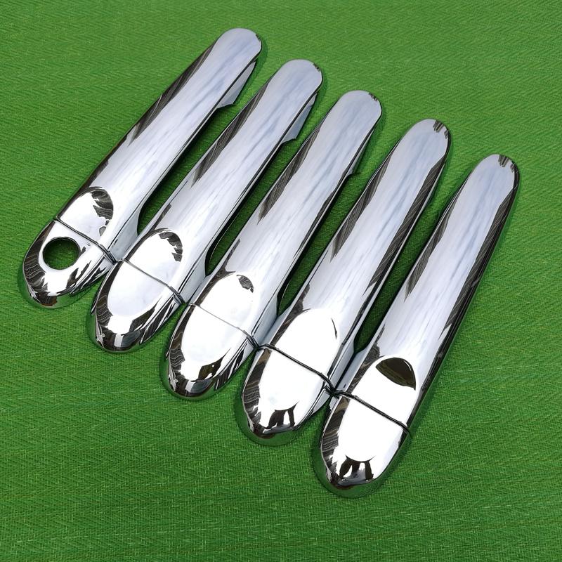 For Nissan Cube Z12 2010 - 2015 Chrome Door Handle Cover Trim Set 5Door 2011 2012 2013 2014 Car Accessories Stickers Car Styling