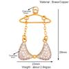 Fashion Cowboy Hat Boots Dance Shoes Bra Birdcage Sports Charm Pendant,Zircon Real Gold Necklace Craft Jewelry Supplies K68
